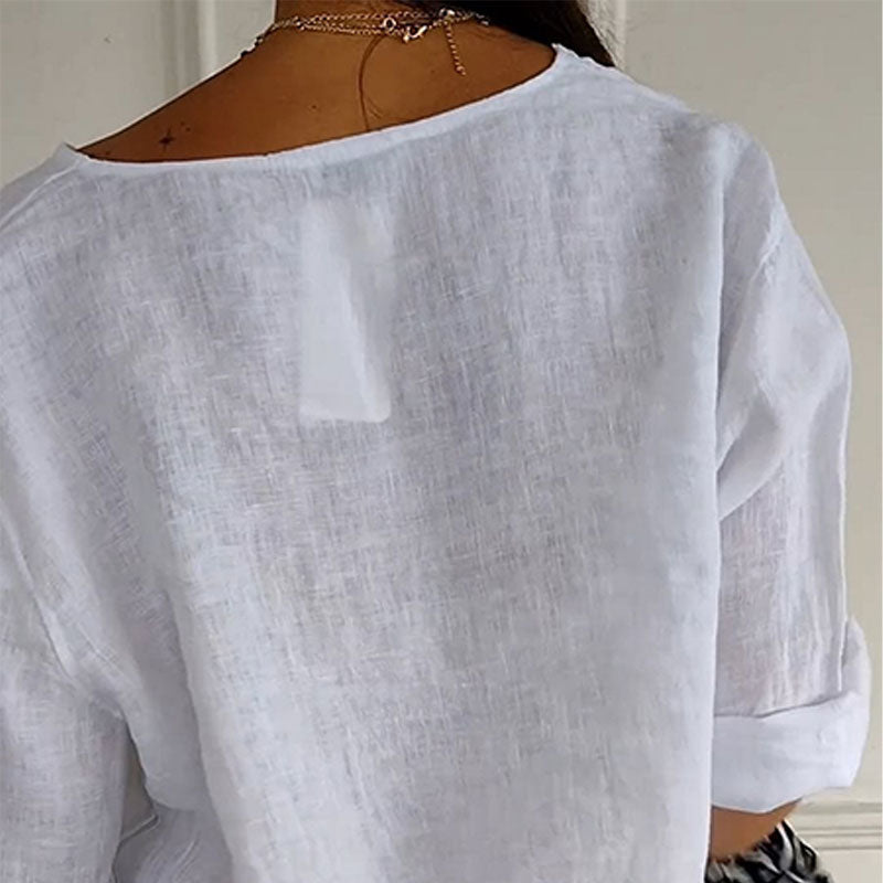 Lilliana | Casual V-Neck Blouse