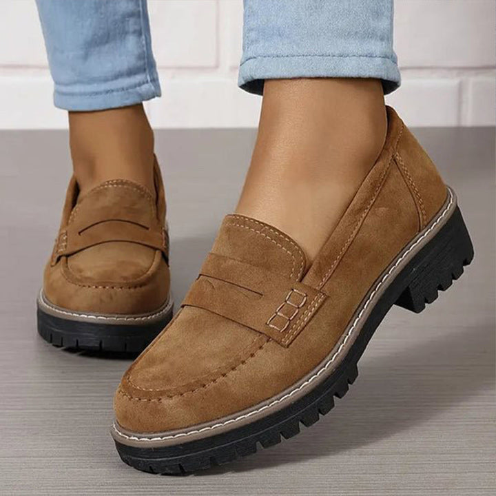 Nadia - Timeless Suede Loafers