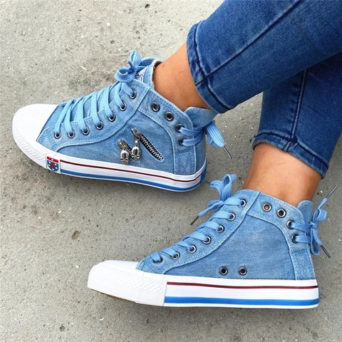 Shirly | Trendy Denim Style Shoes for Women